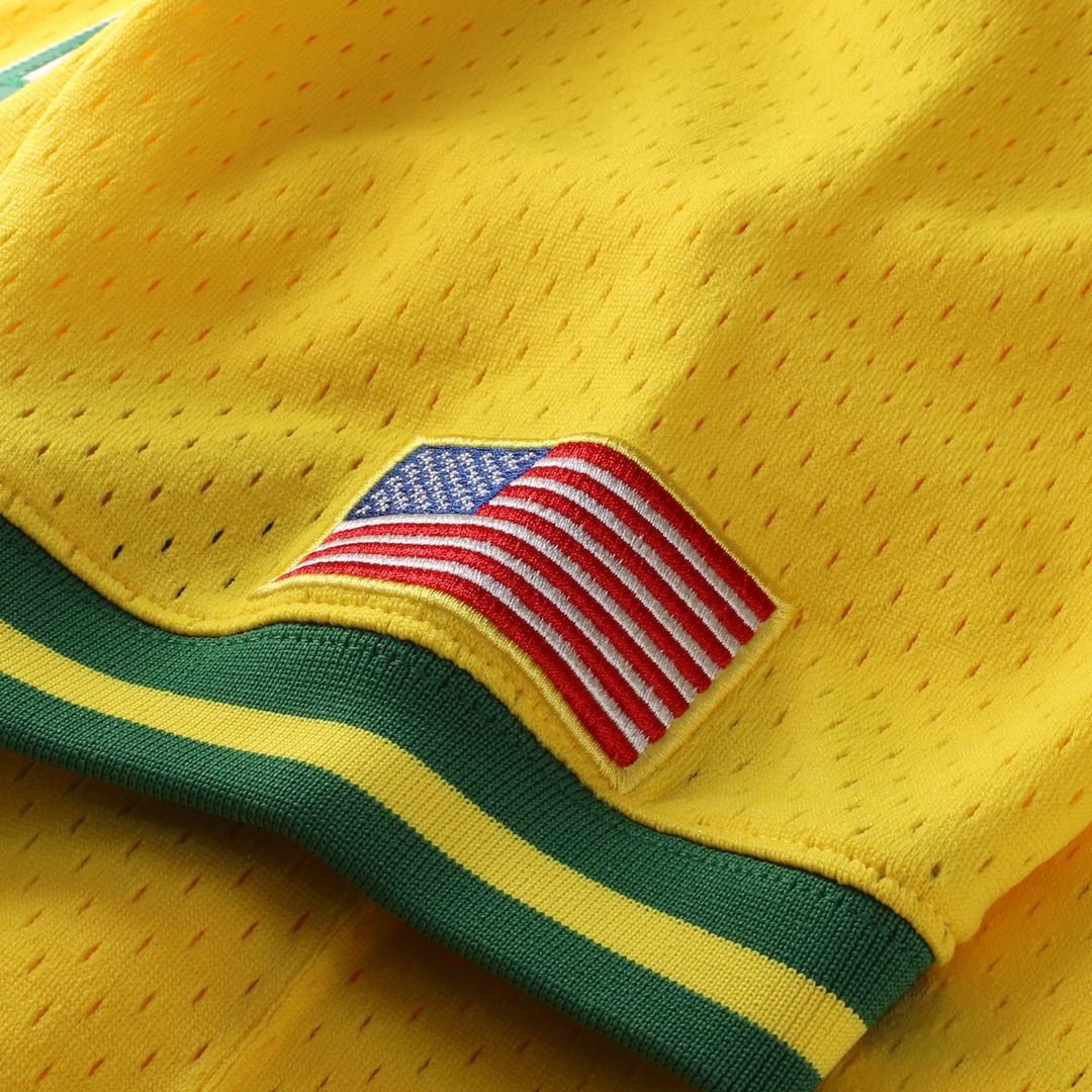 Athletics Mitchell & Ness Gold Authentic MLB Jersey