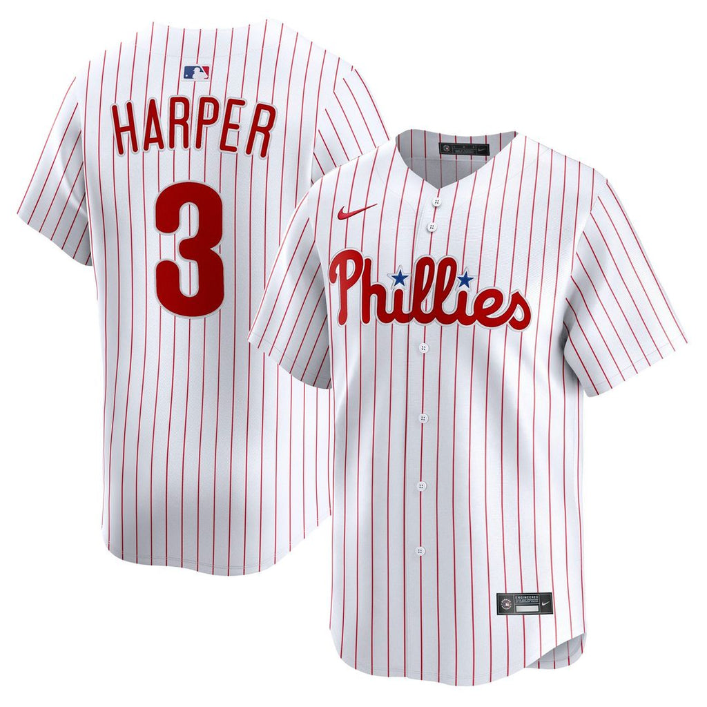Philadelphia Phillies Nike White Authentic MLB baseball jersey