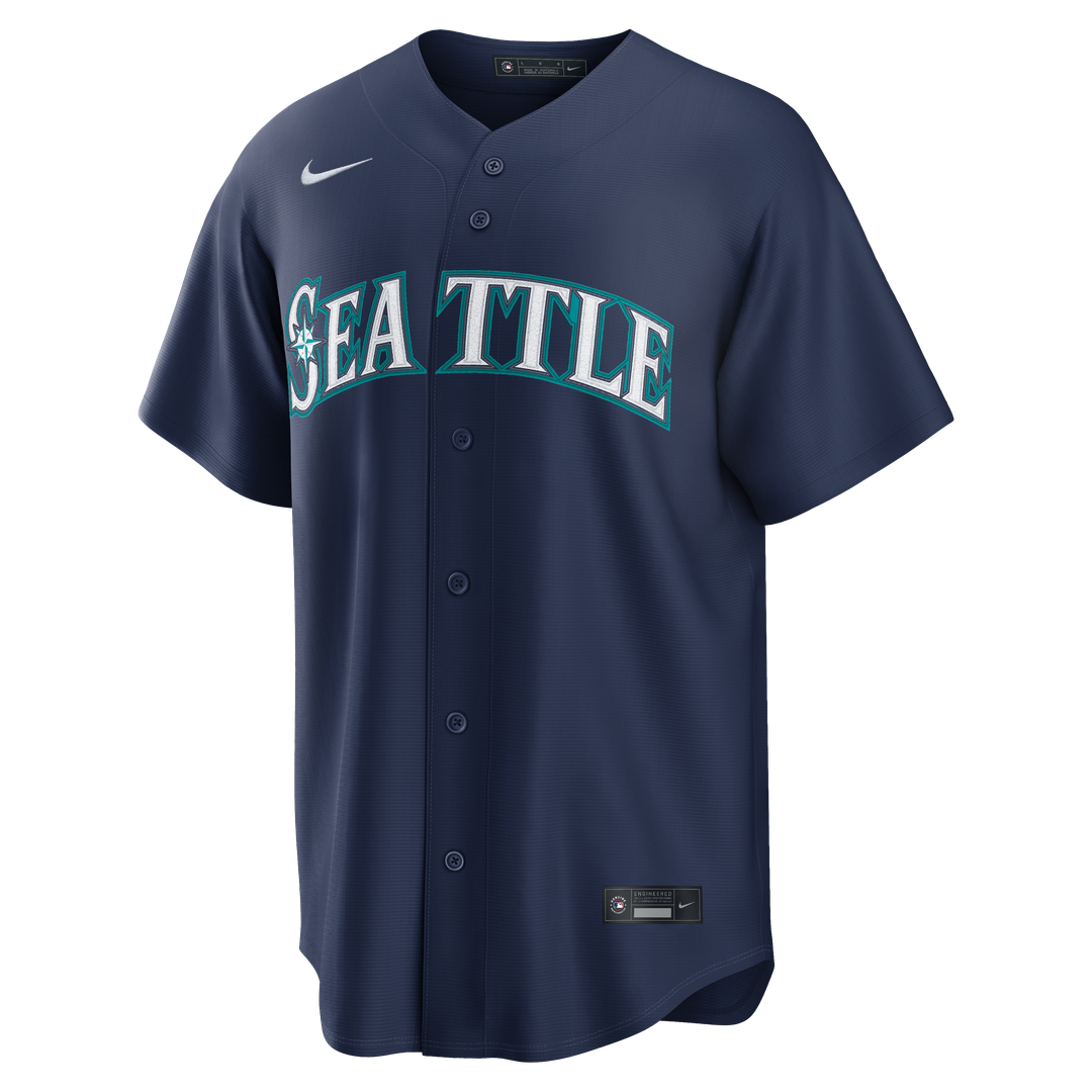 Seattle Mariners Nike Navy Replica MLB Jersey