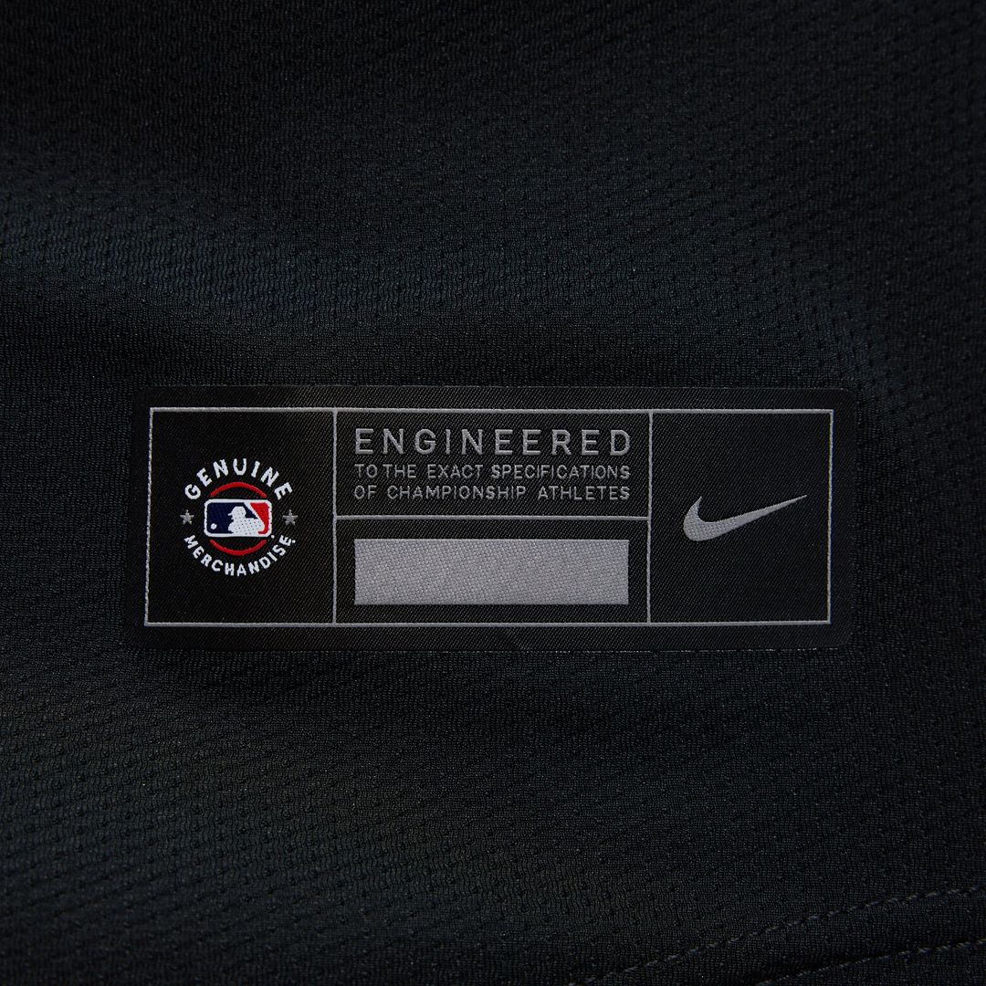New York Mets Nike Black Authentic MLB Jersey