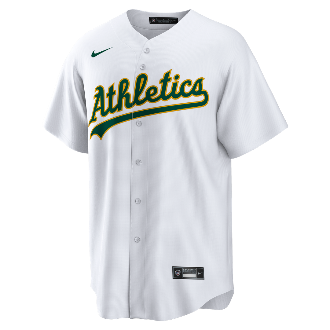 Athletics Nike White Replica MLB Jersey