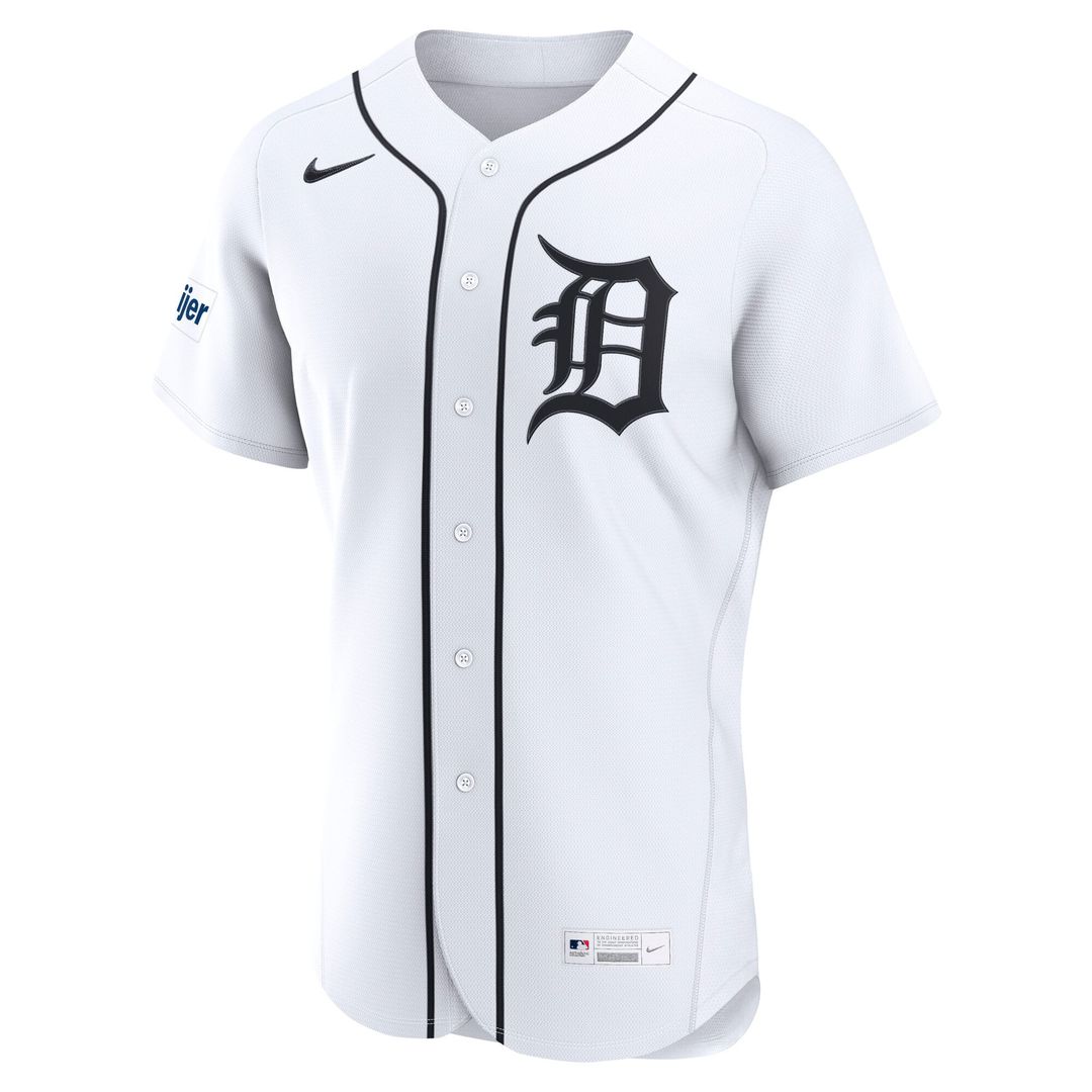 Detroit Tigers Nike White Authentic MLB Jersey