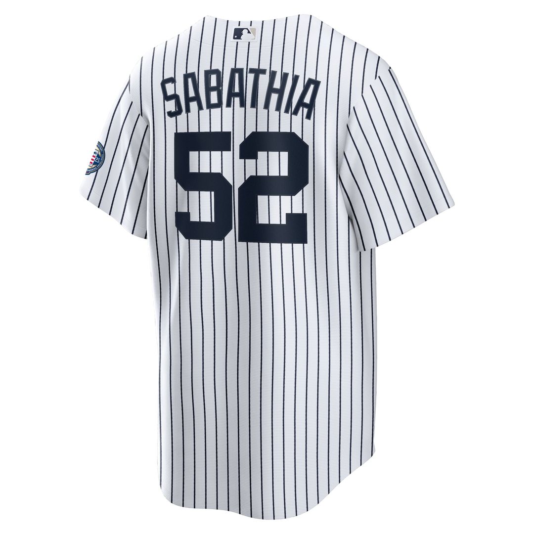 New York Yankees Nike White Replica MLB Jersey