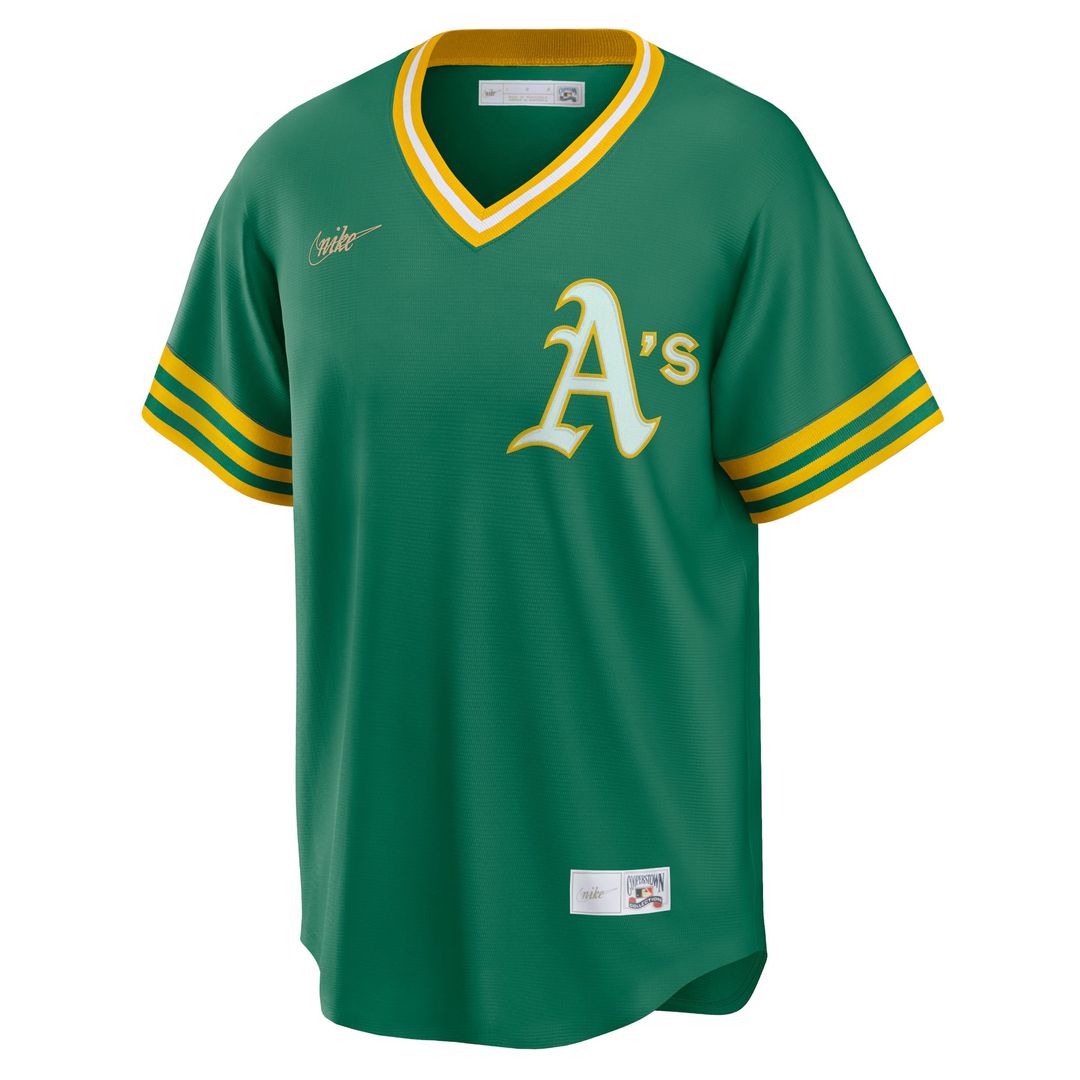 Athletics Nike Green Replica MLB Jersey