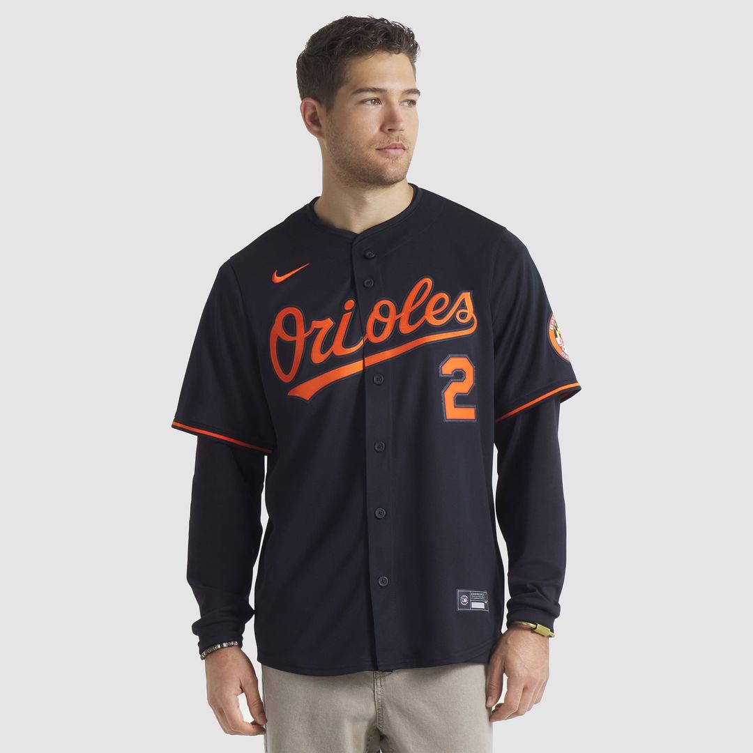 Baltimore Orioles Nike Black Authentic MLB Jersey