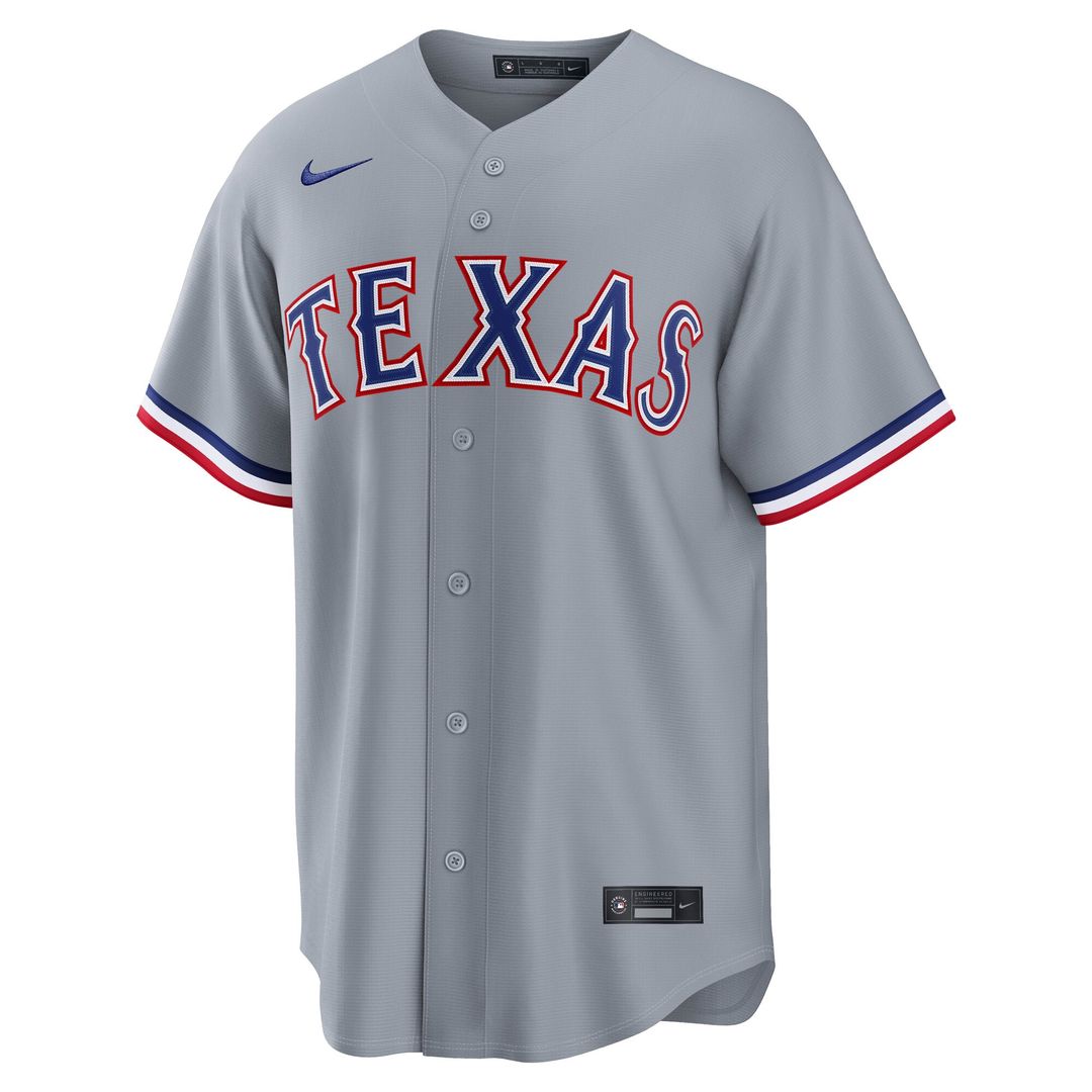 Texas Rangers Nike Gray Replica MLB Jersey