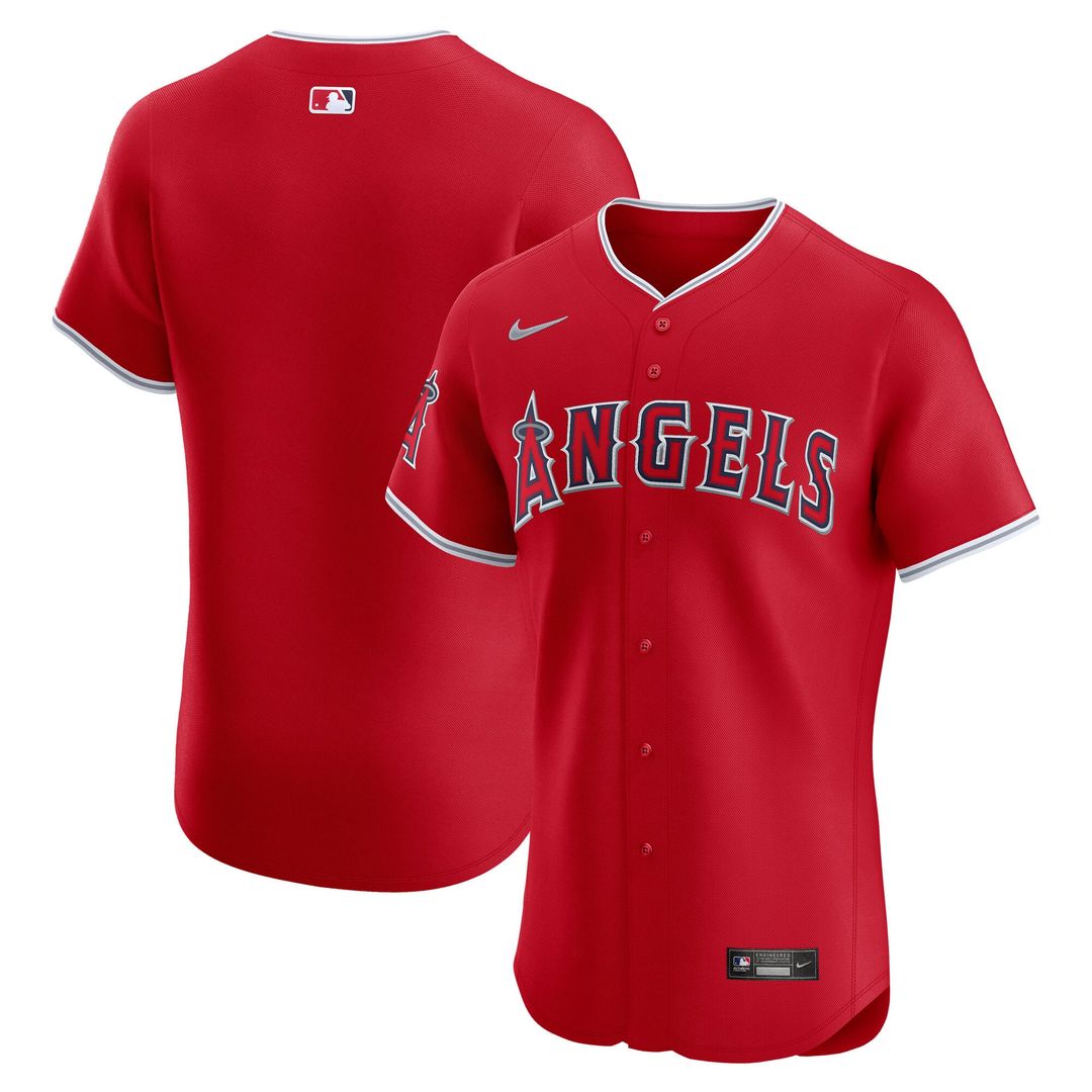 Los Angeles Angels Nike Red Authentic MLB Jersey