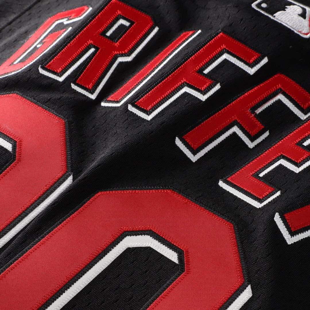 Cincinnati Reds Mitchell & Ness Black Authentic MLB Jersey