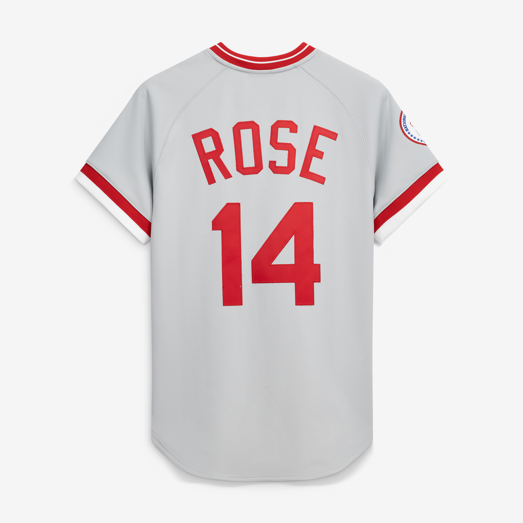 Cincinnati Reds Mitchell & Ness Gray Authentic MLB Jersey