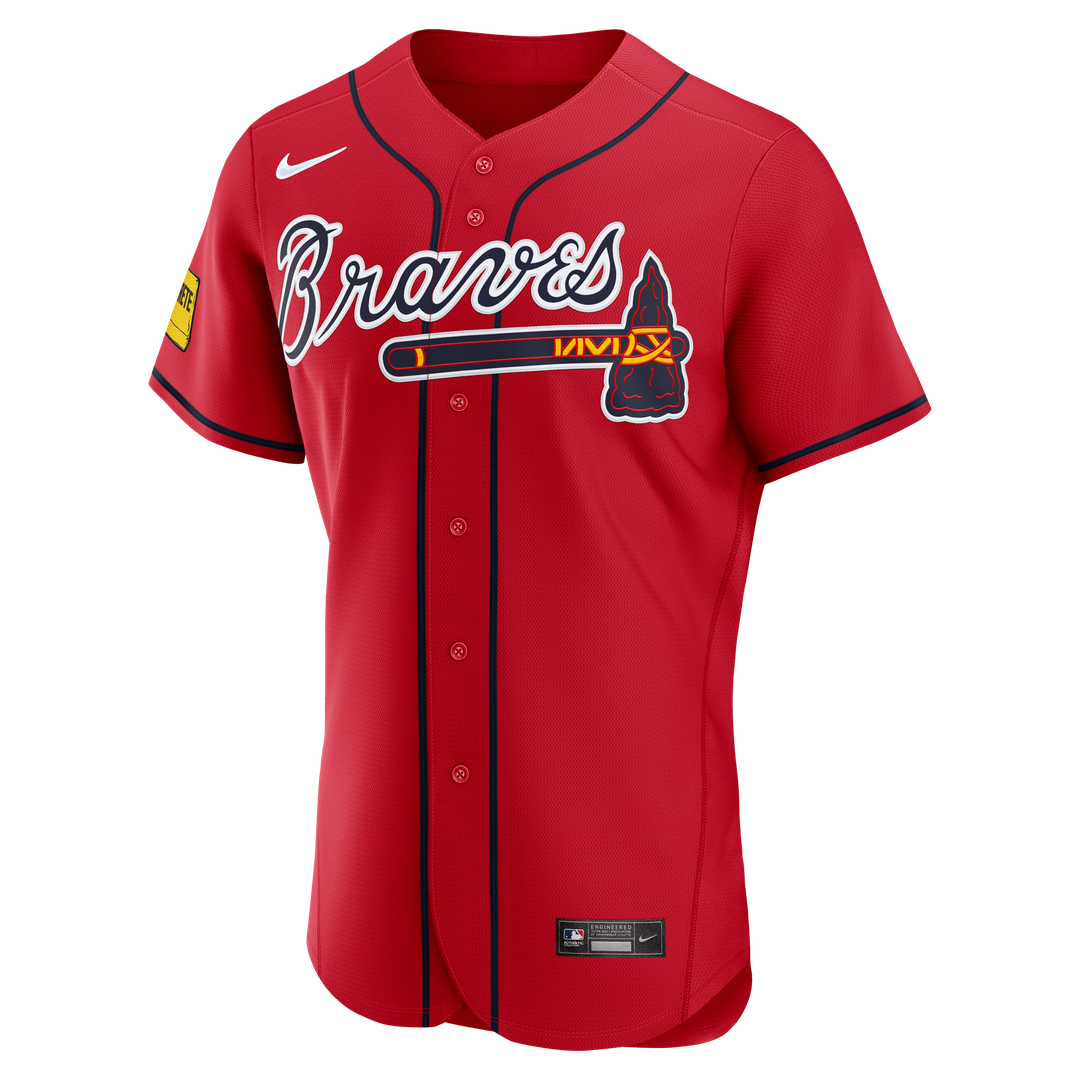 Atlanta Braves Nike Red Authentic MLB Jersey