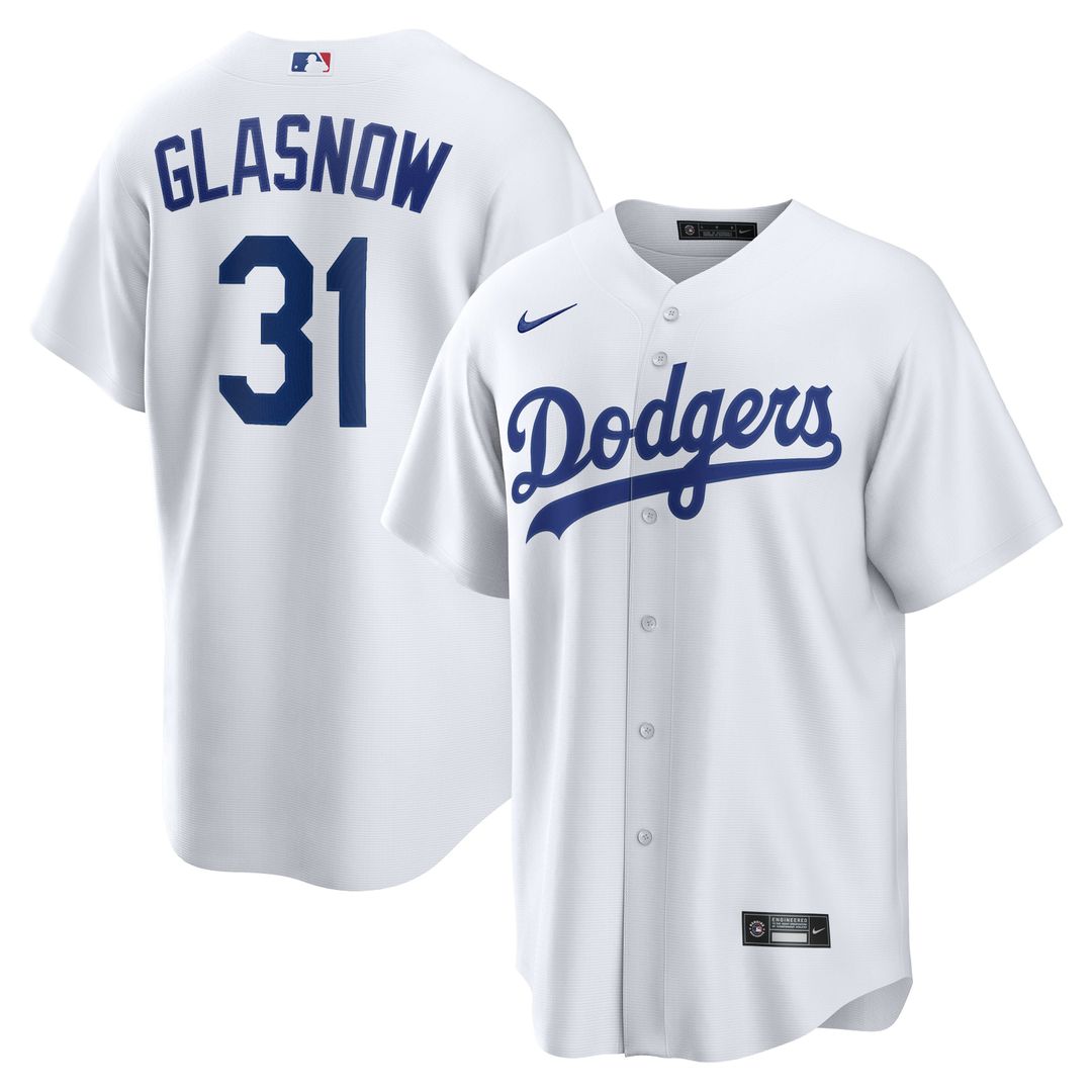 Los Angeles Dodgers Nike White Replica MLB baseball jersey