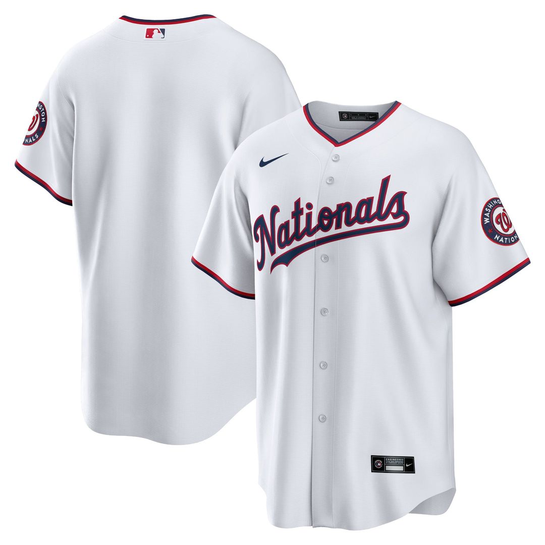 Washington Nationals Nike White Replica MLB baseball jersey