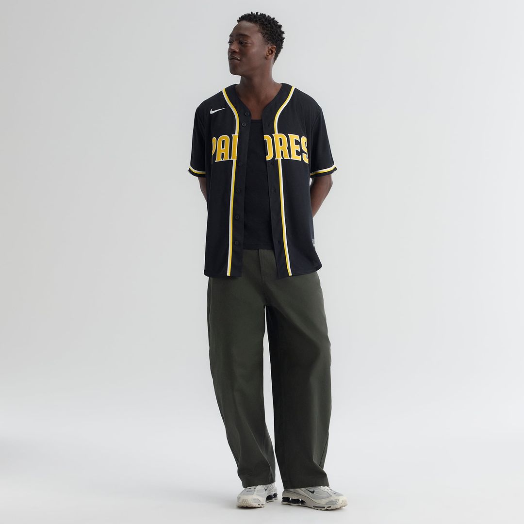 San Diego Padres Nike Black Replica MLB Jersey