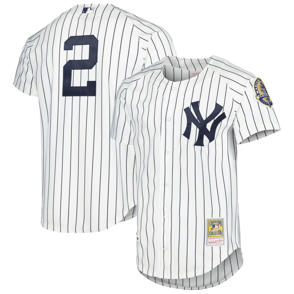 New York Yankees Mitchell & Ness White Authentic MLB baseball jersey