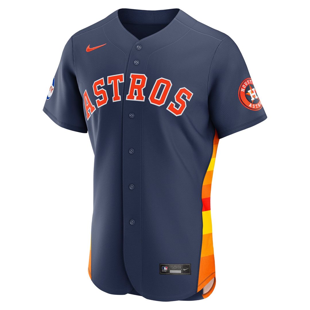 Houston Astros Nike Orange Authentic MLB Jersey