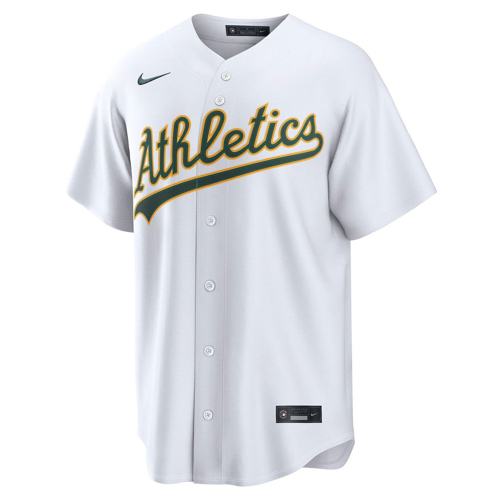 Athletics Nike White Replica MLB Jersey