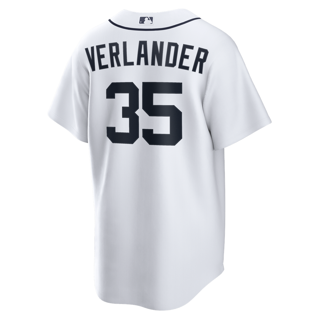 Detroit Tigers Nike White Replica MLB Jersey