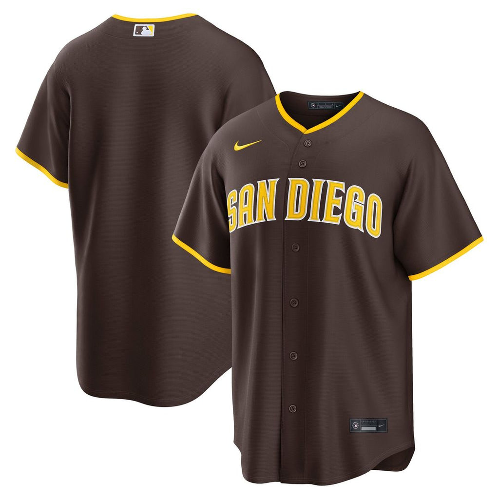 San Diego Padres Nike Brown Replica MLB baseball jersey
