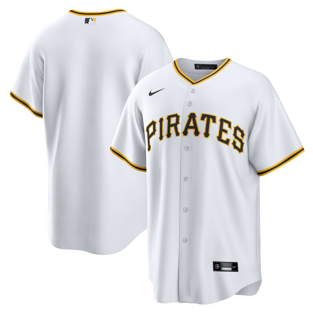 Pittsburgh Pirates Nike White Replica MLB baseball jersey