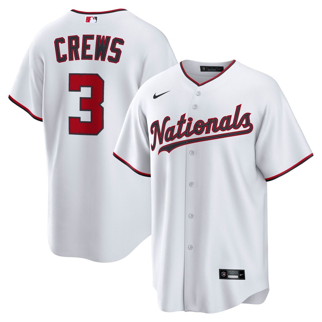 Washington Nationals Nike White Replica MLB Jersey