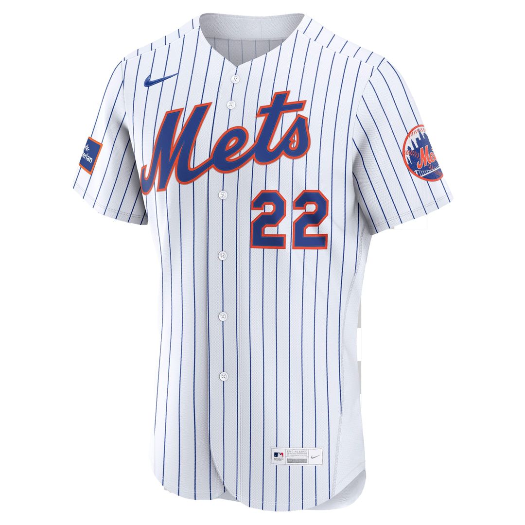 New York Mets Nike White Authentic MLB Jersey
