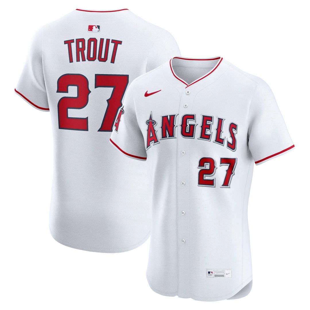 Los Angeles Angels Nike White MLB baseball jersey