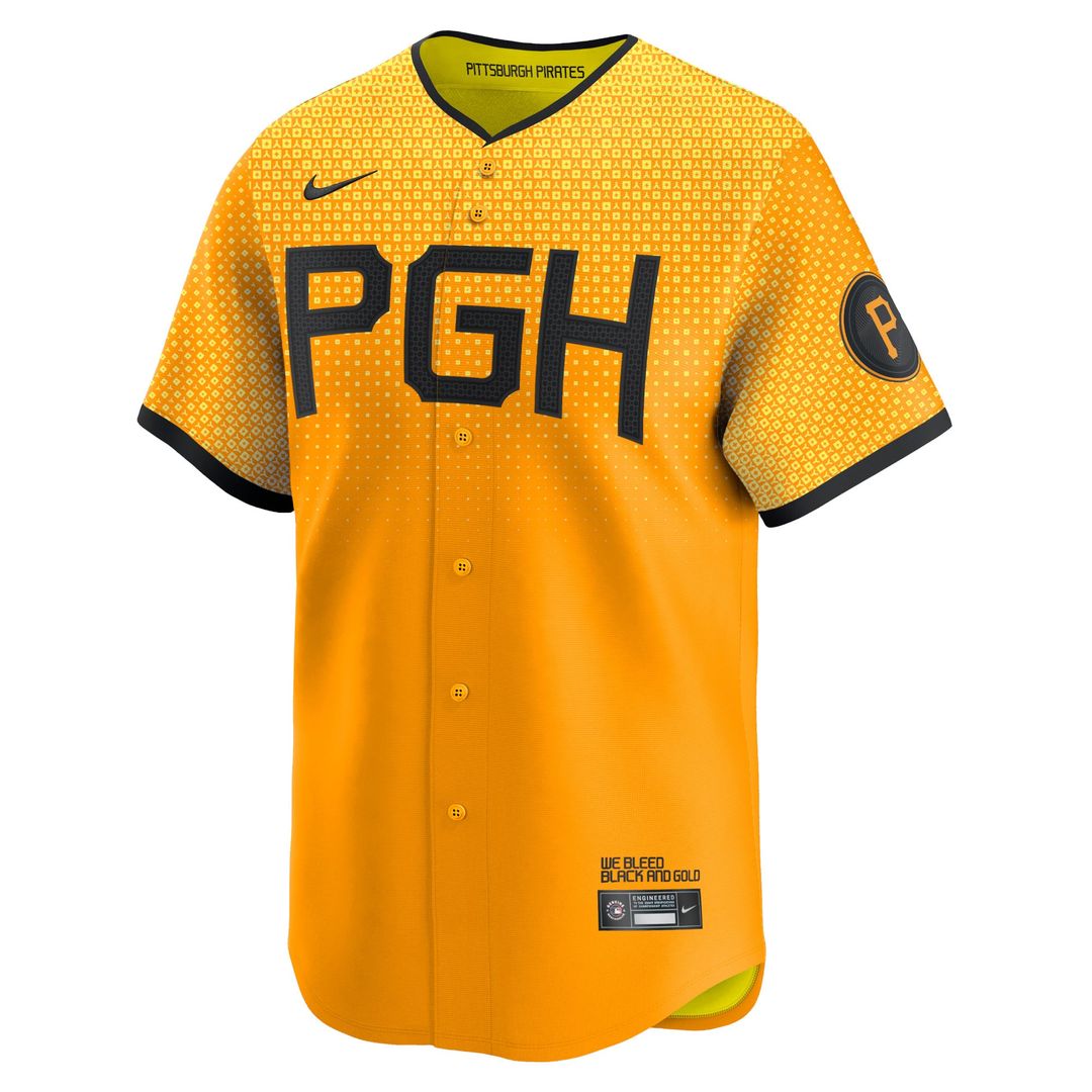 Pittsburgh Pirates Nike Gold MLB Jersey
