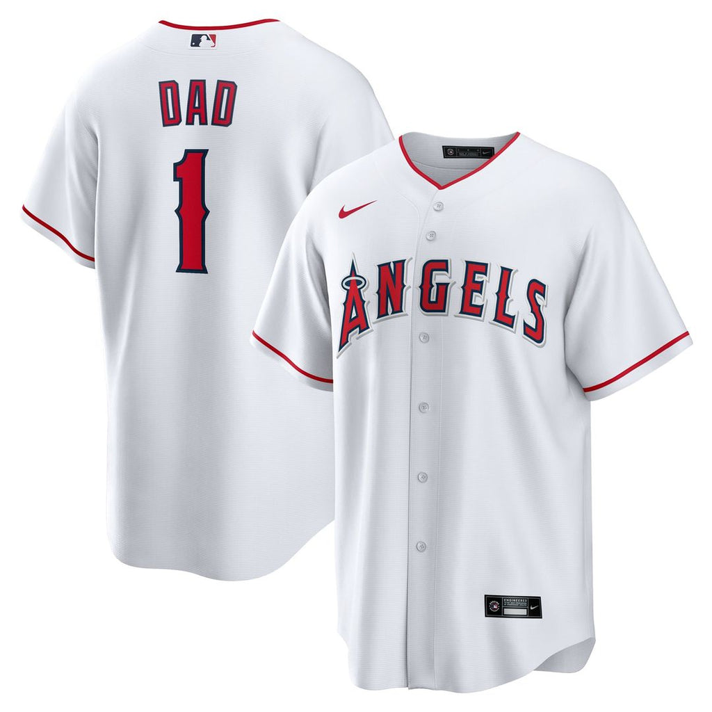 Los Angeles Angels Nike White Replica MLB baseball jersey