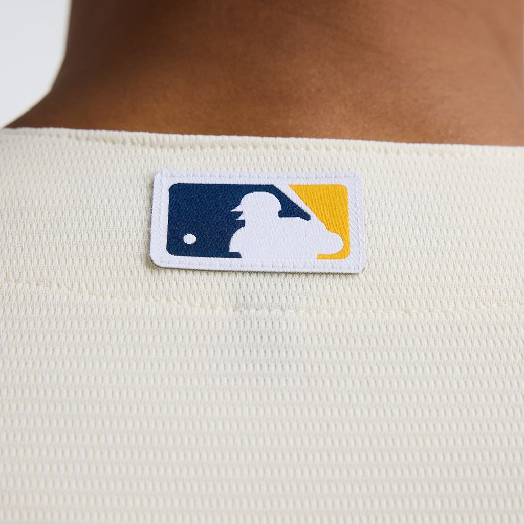 Milwaukee Brewers Nike Cream Replica MLB Jersey