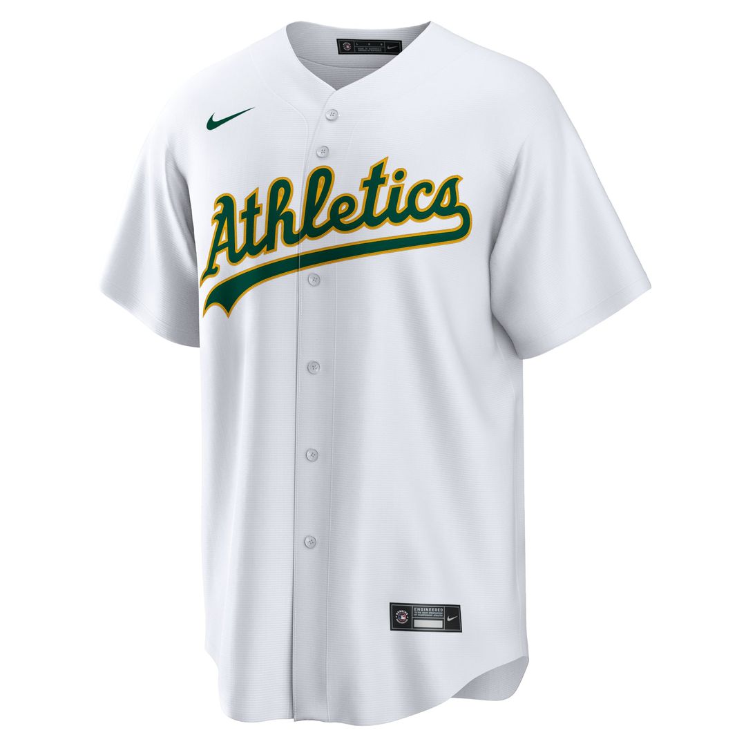 Athletics Nike White Replica MLB Jersey