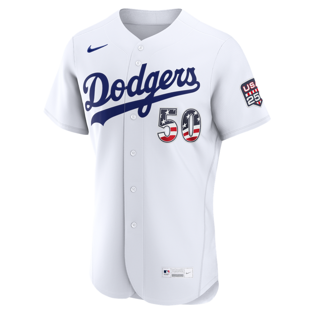 Los Angeles Dodgers Nike White Authentic MLB Jersey