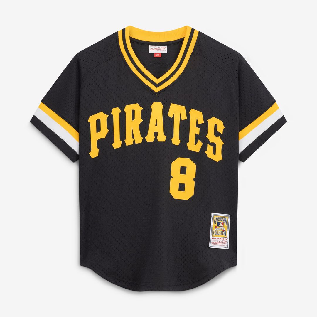 Pittsburgh Pirates Mitchell & Ness Black Authentic MLB Jersey