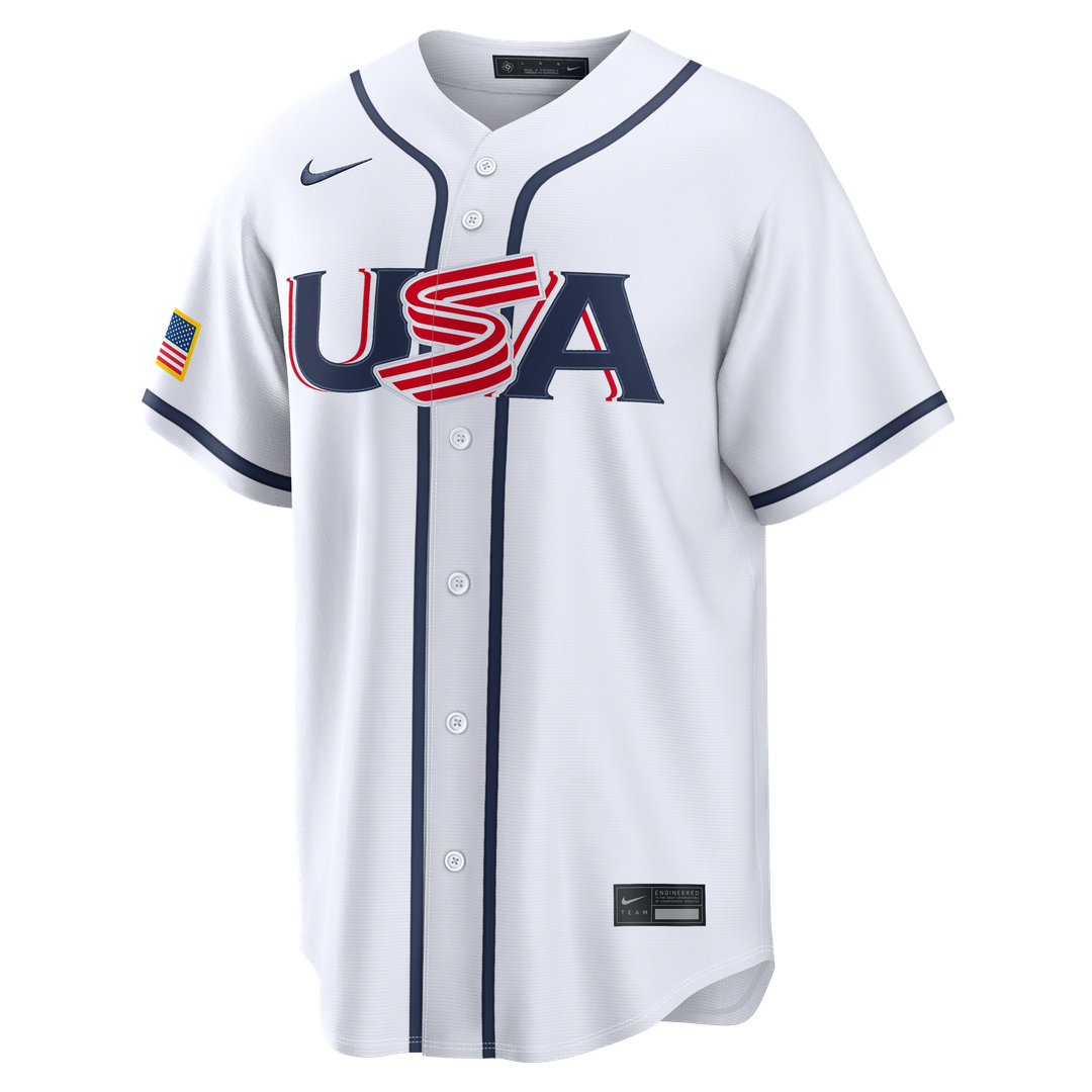 USA Baseball Nike White MLB Jersey