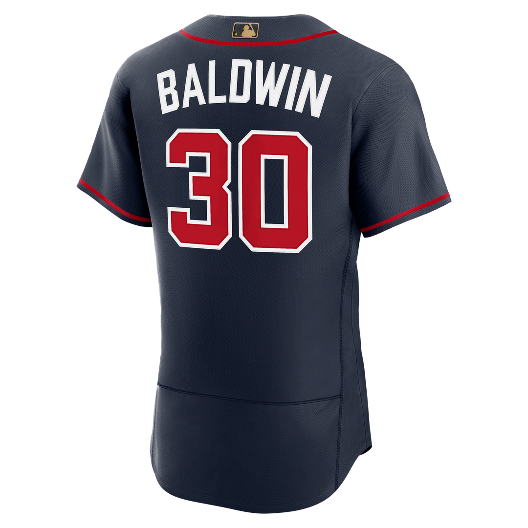 Atlanta Braves Nike Navy Authentic MLB Jersey