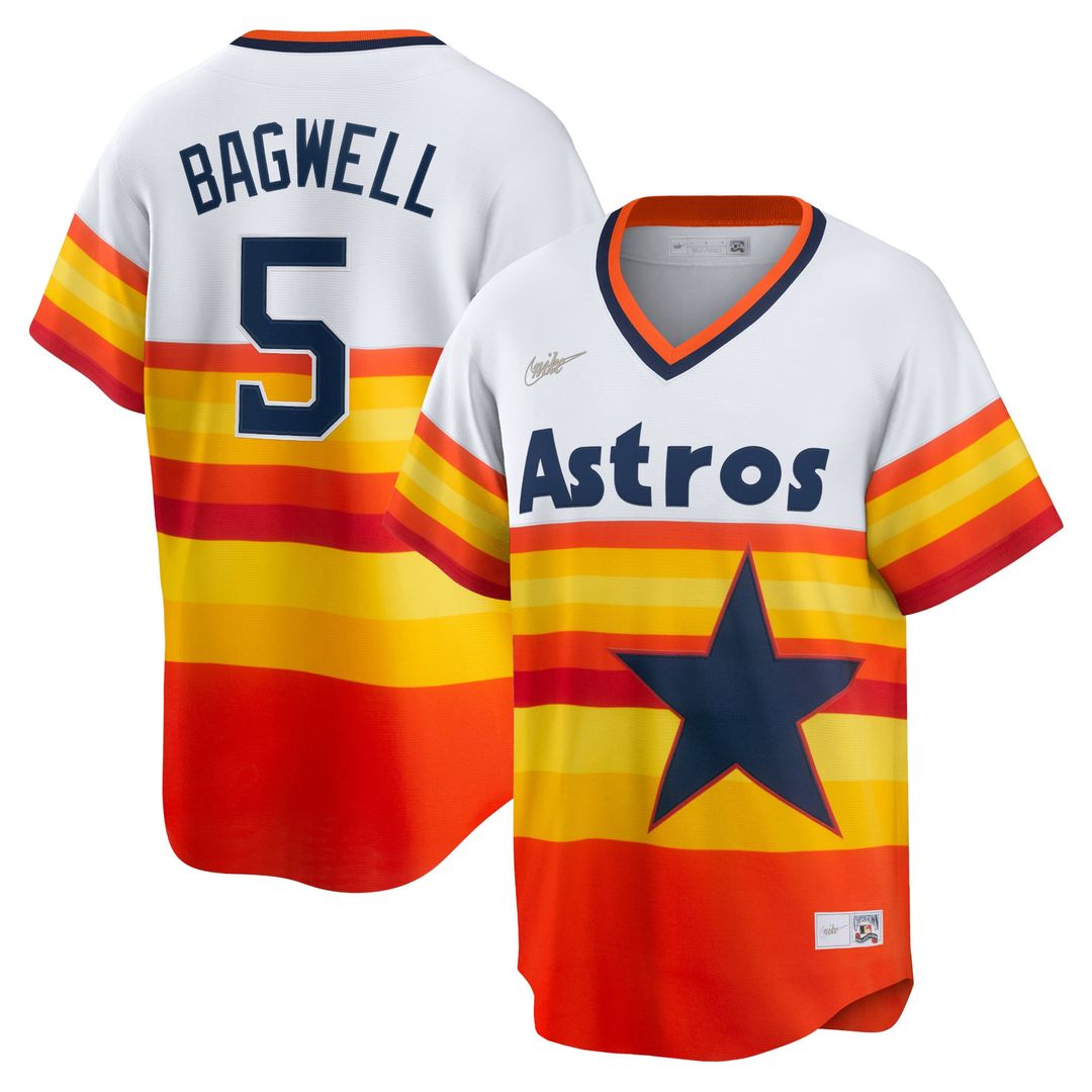 Houston Astros Nike White Replica MLB baseball jersey