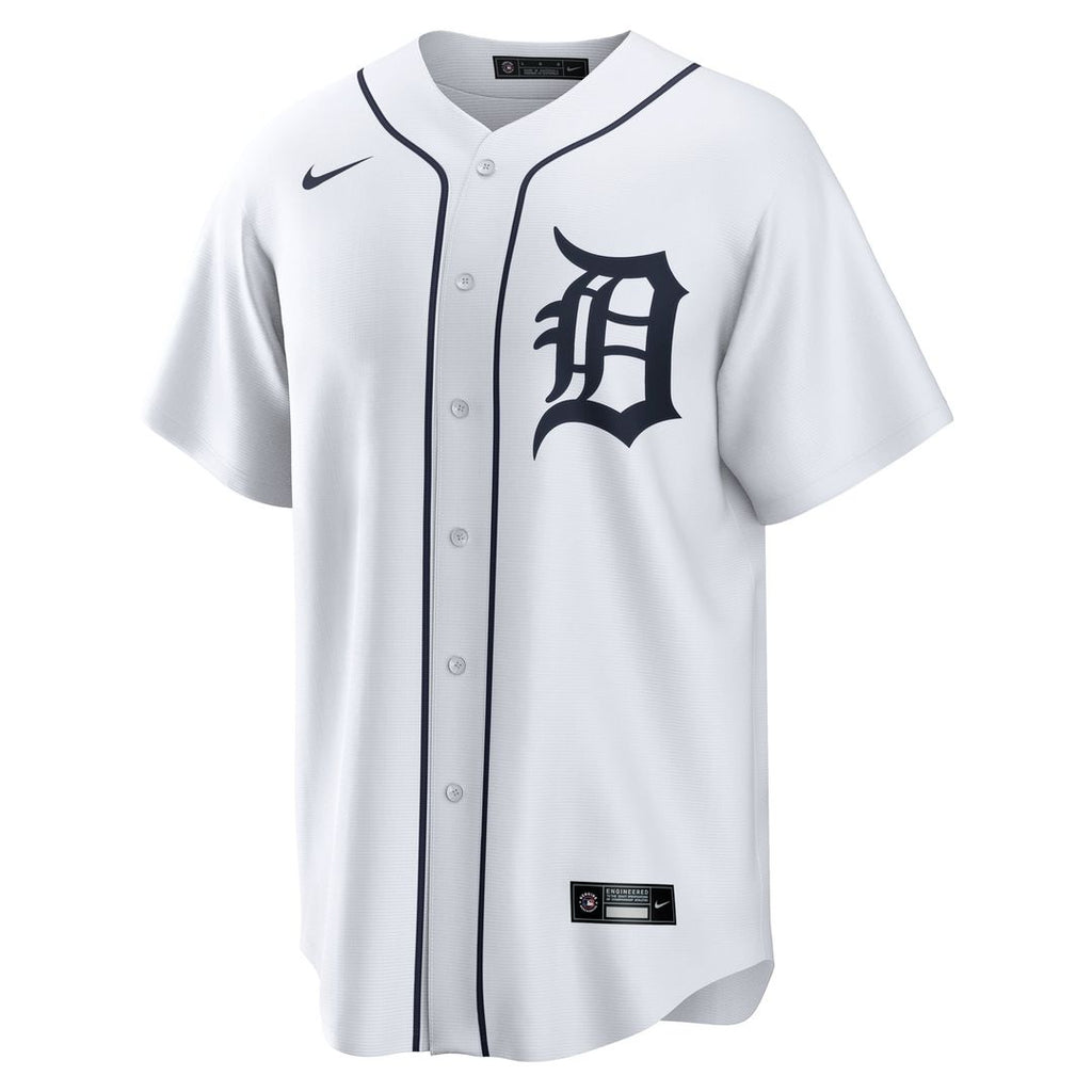 Detroit Tigers Nike White Replica MLB Jersey