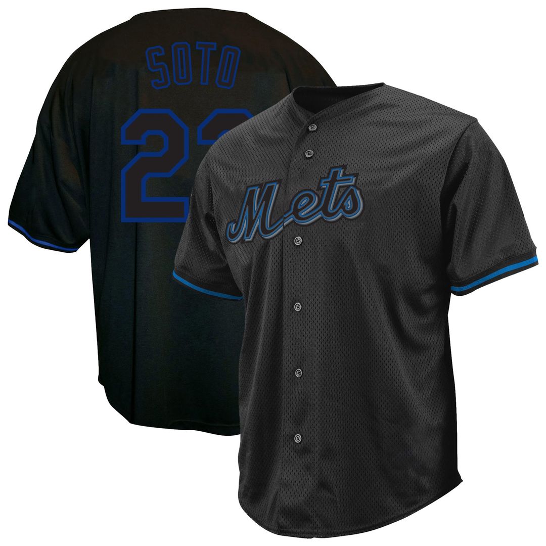 New York Mets Profile Black MLB baseball jersey