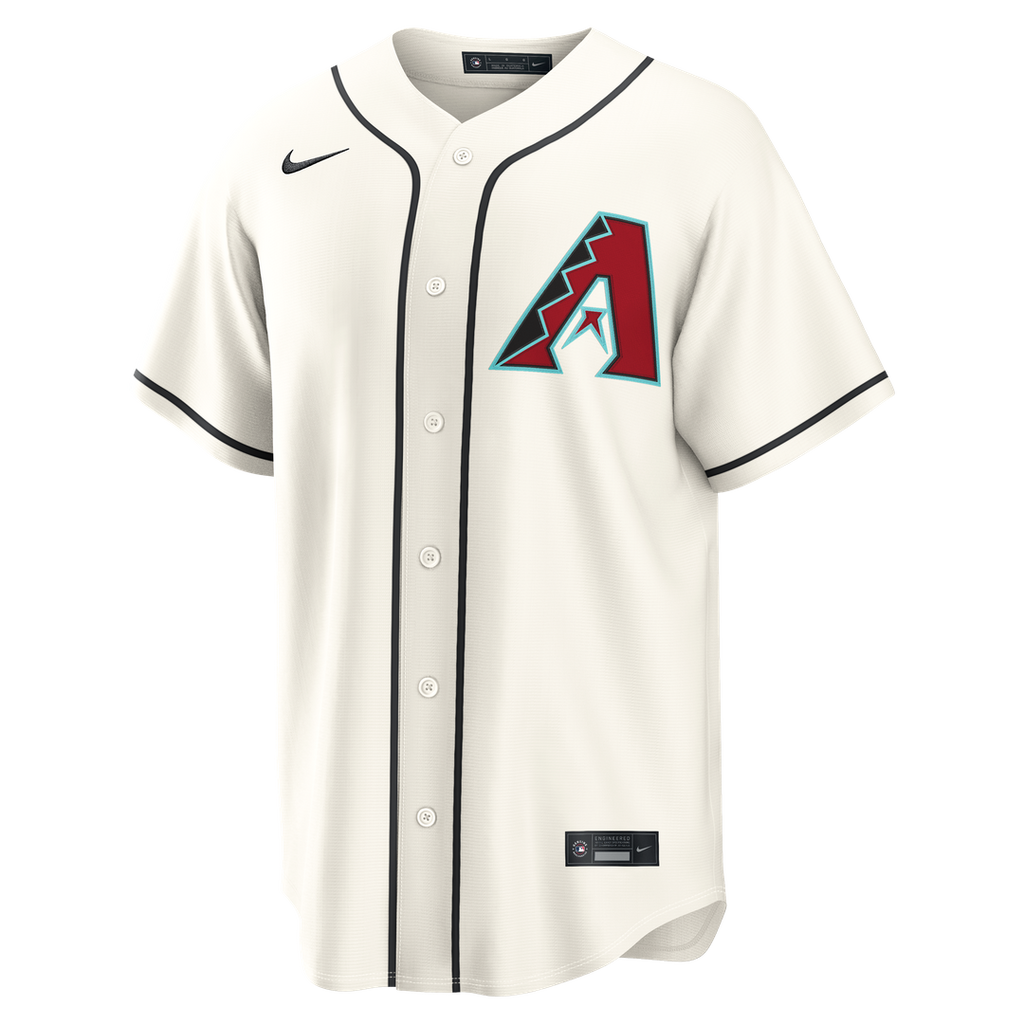 Arizona Diamondbacks Nike Cream Replica MLB Jersey