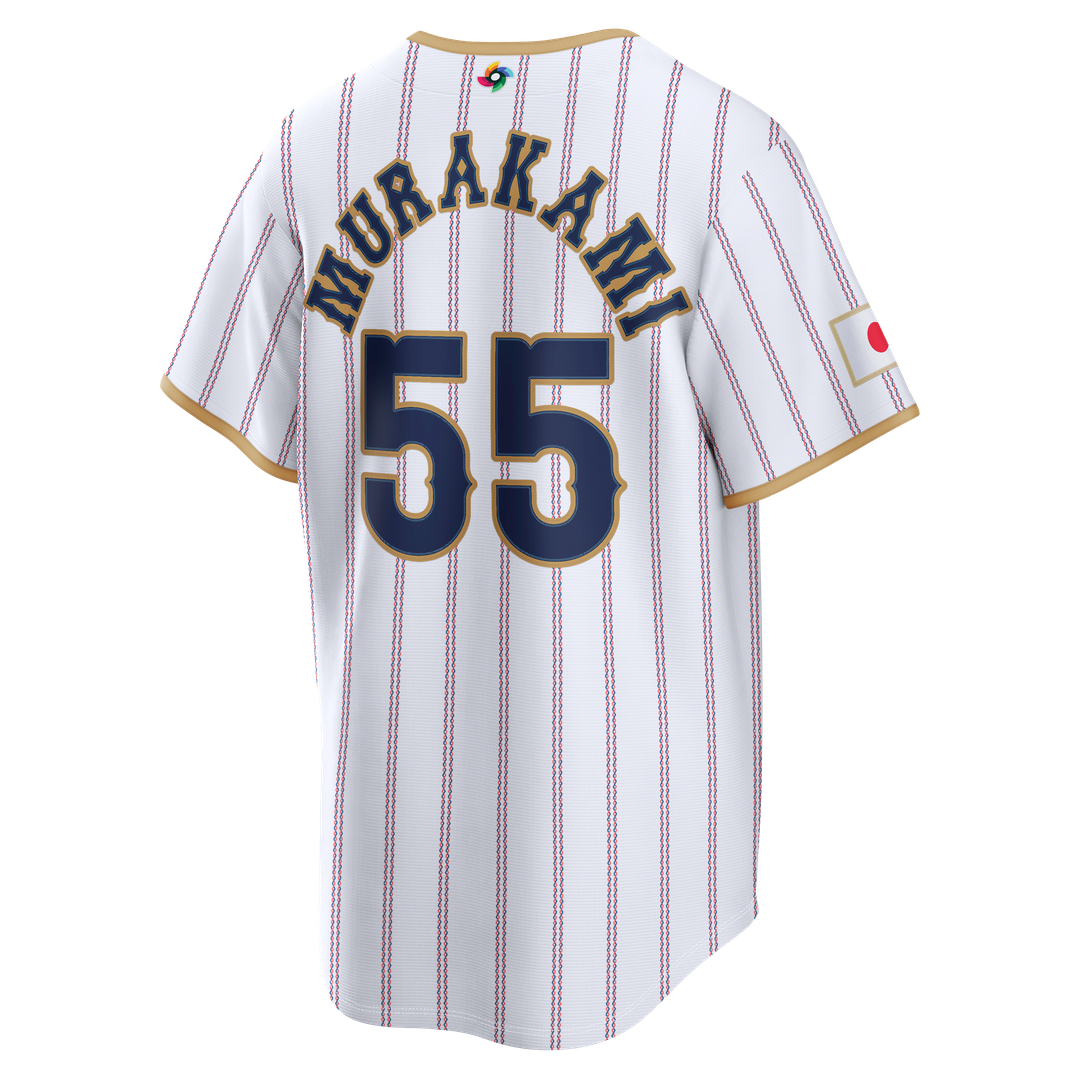 Japan Baseball Nike White MLB Jersey