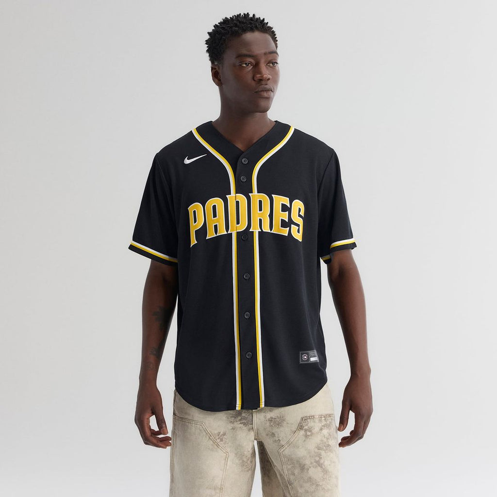 San Diego Padres Nike Black Replica MLB Jersey