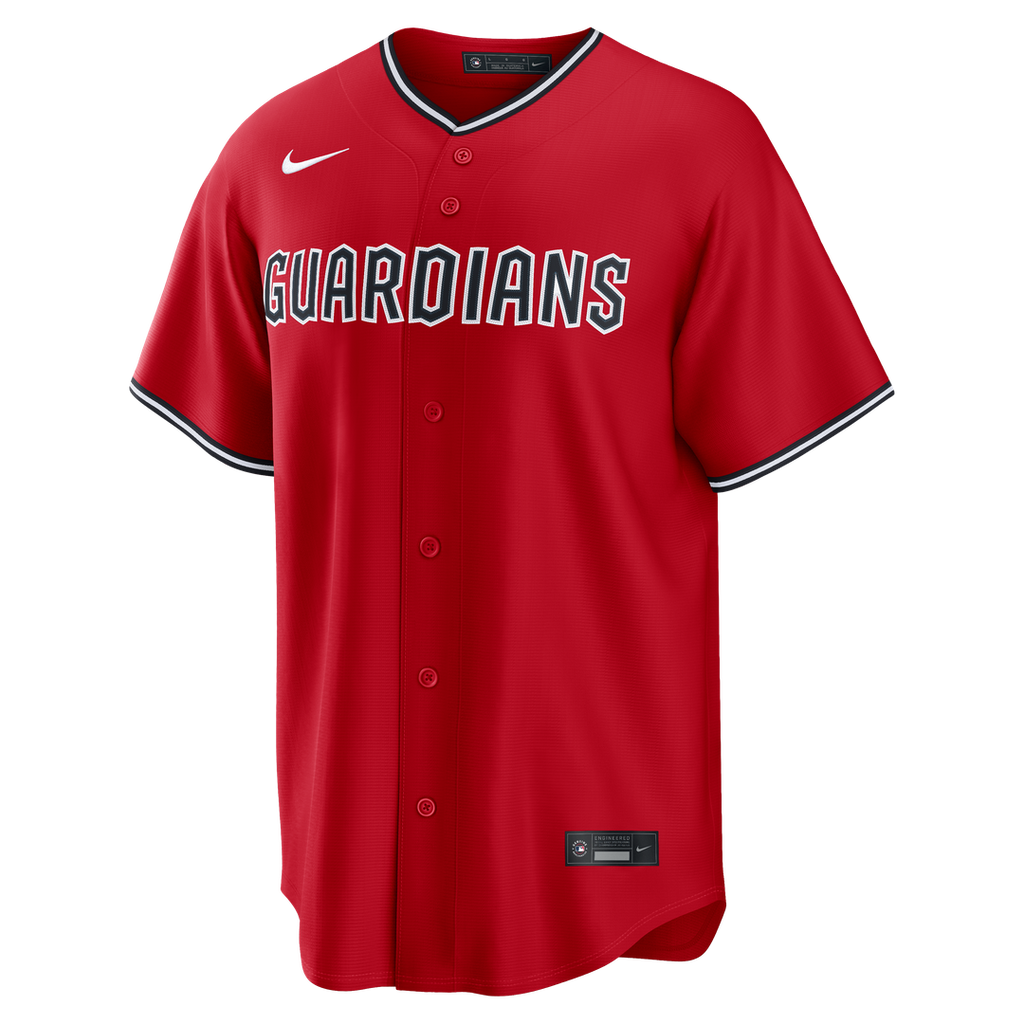 Cleveland Guardians Nike Red Replica MLB Jersey