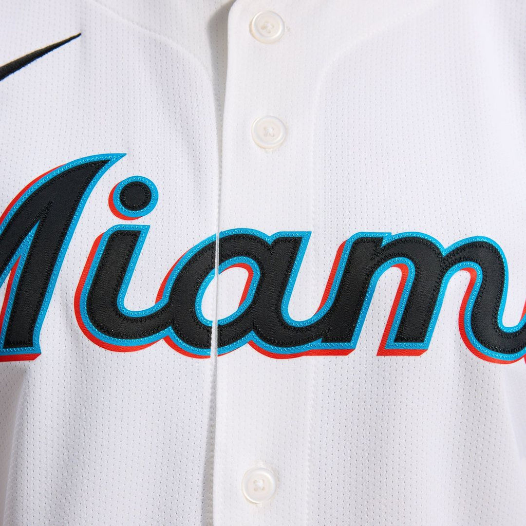 Miami Marlins Nike White Authentic MLB Jersey