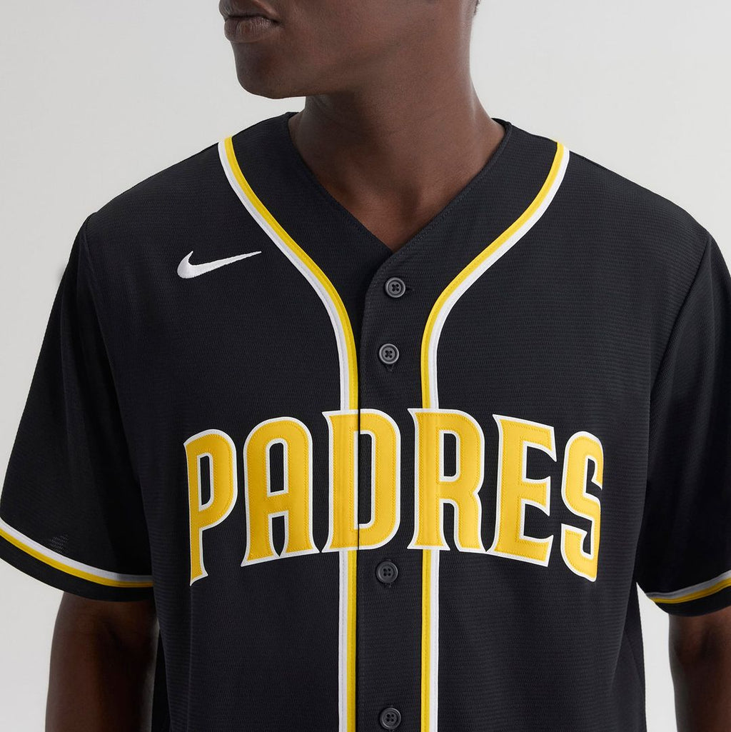 San Diego Padres Nike Black Replica MLB Jersey