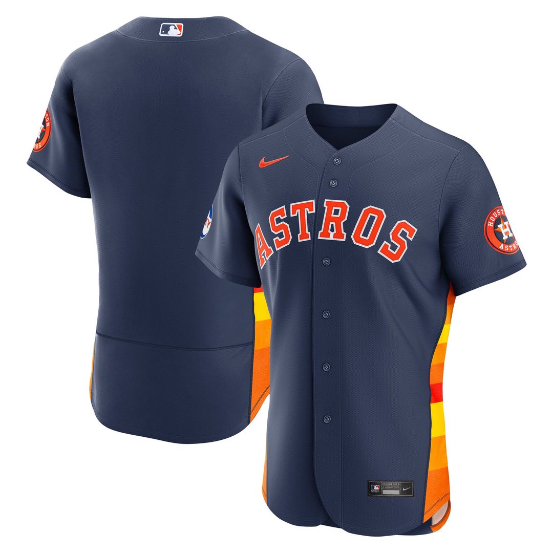Houston Astros Nike Navy Authentic MLB Jersey