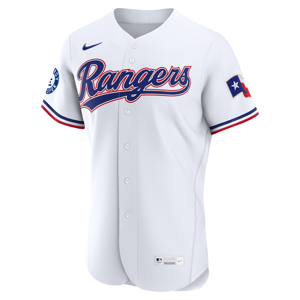 Texas Rangers Nike White Authentic MLB Jersey