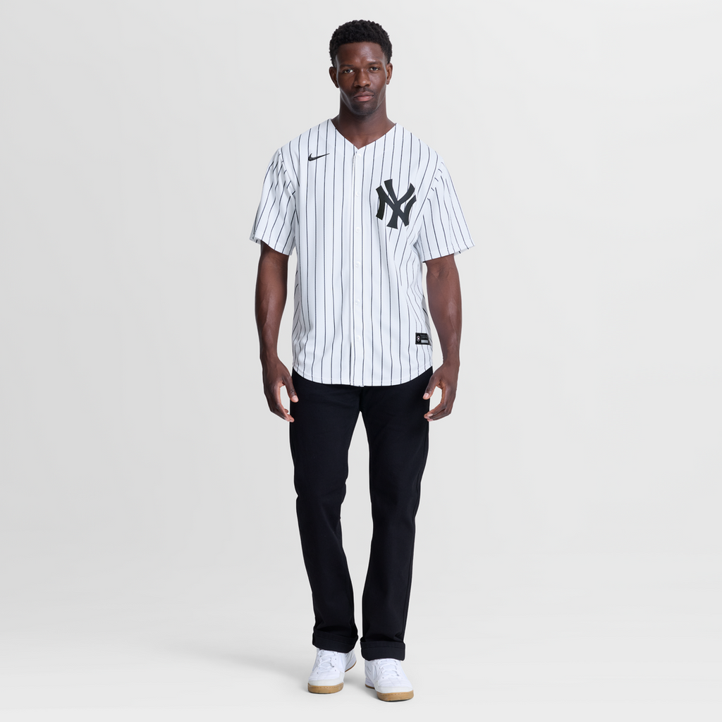 New York Yankees Nike White Replica MLB Jersey