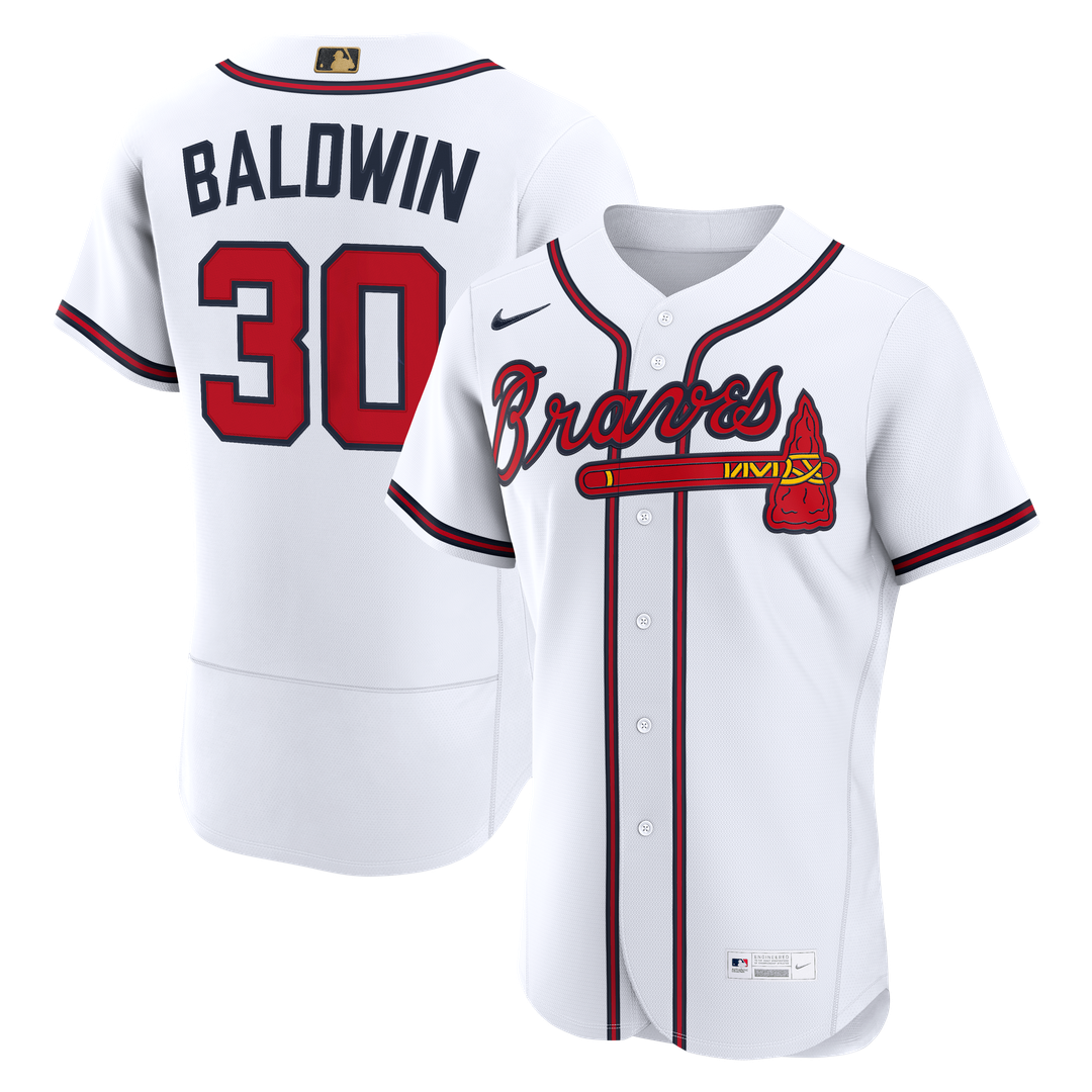 Atlanta Braves Nike White Authentic MLB Jersey