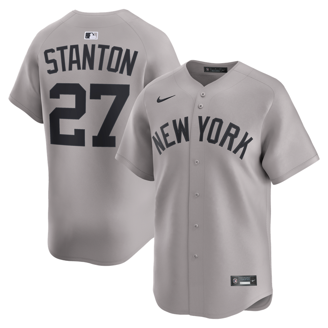 New York Yankees Nike Gray Authentic MLB Jersey