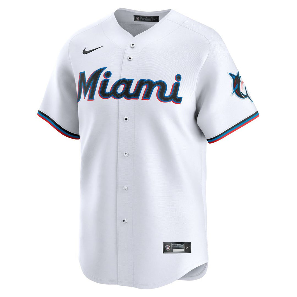 Miami Marlins Nike White Authentic MLB Jersey