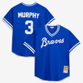 Atlanta Braves Mitchell & Ness Royal Authentic MLB Jersey